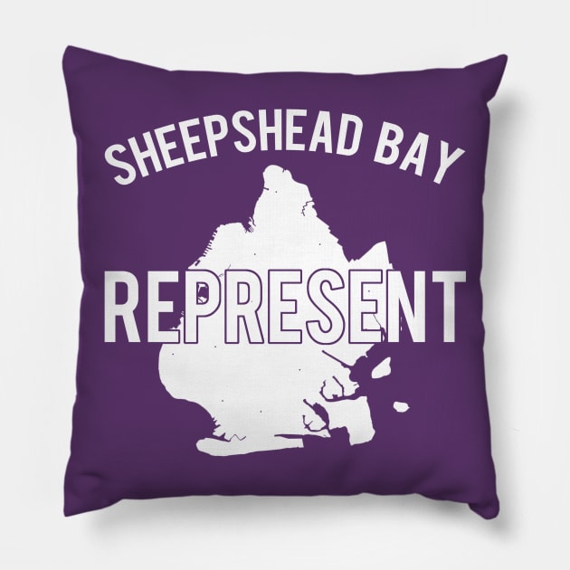 Sheepshead Bay Brooklyn Pillow by PopCultureShirts