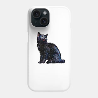 Black cat Phone Case