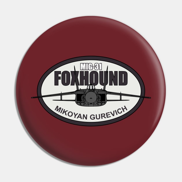 Mig-31 Foxhound Patch Pin by TCP