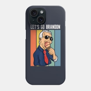 lets go brandon anti biden Phone Case