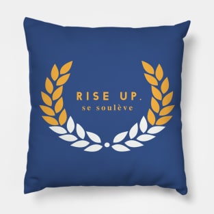 Rise Up (Warriors Colorway) T-Shirt Pillow