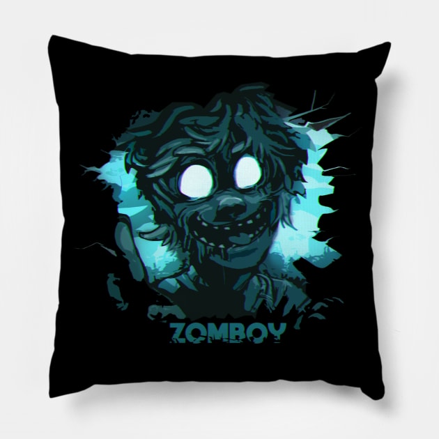 Zomboy Pillow by Sunny Saturated