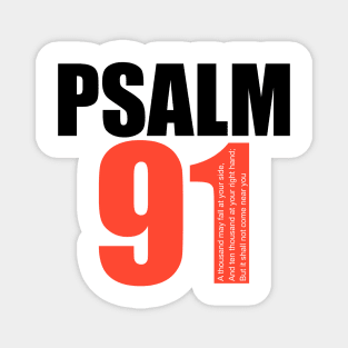 Psalm 91: God protection Bible verses Magnet