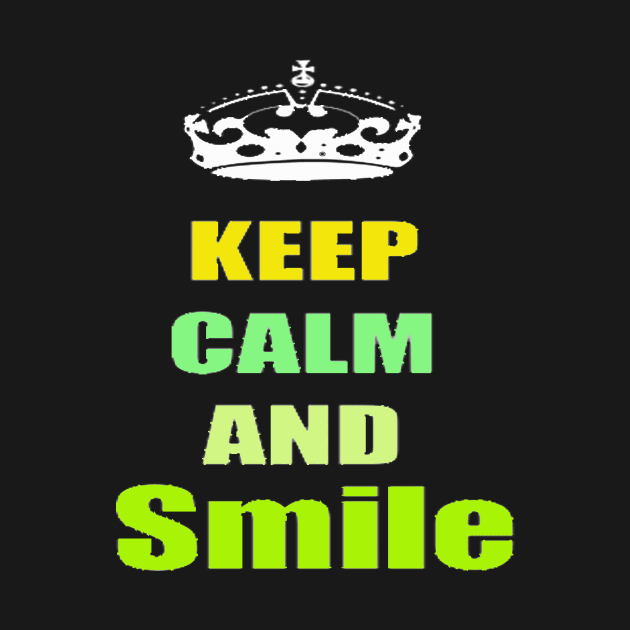 Keep kalm and smile motivation quote by elmouden123