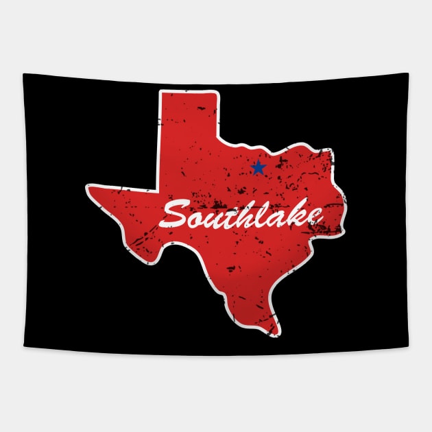 Southlake Texas Map States - Southlake Texas - Tapestry  TeePublic
