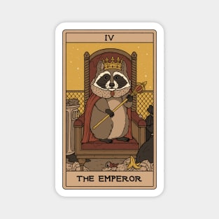 The Emperor - Raccoons Tarot Magnet