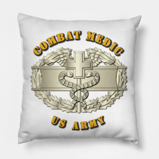 Combat Medic Badge Pillow