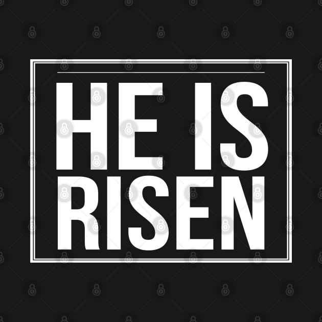 He Is Risen Cool Inspirational Easter Christian by Happy - Design