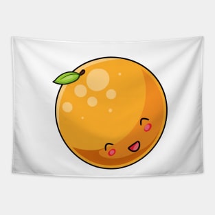 Kawaii orange fruit Tapestry