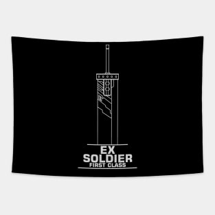 The ex-soldier sword (white) Tapestry