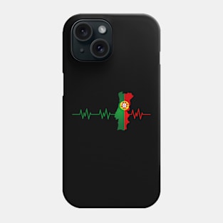 Portugal Heartbeat Flag Pulse Portuguese Phone Case