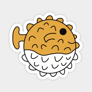 Cute Kawaii Pufferfish Magnet