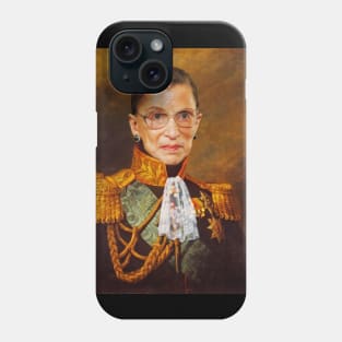 Ruth Bader Gunsburg Retro Portrait Phone Case