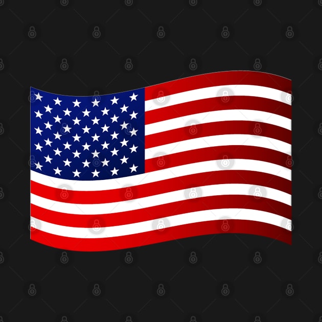 FLAG OF AMERICA by gold package