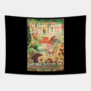 POSTER TOUR - SOUL TRAIN THE SOUTH LONDON 172 Tapestry