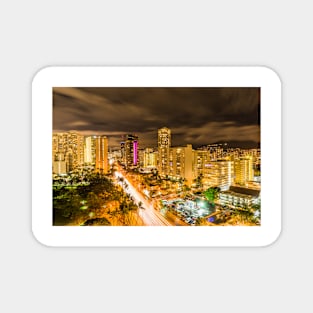 Downtown Honolulu 2 Magnet