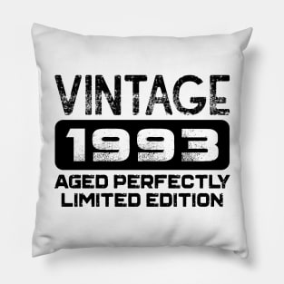 Birthday Gift Vintage 1993 Aged Perfectly Pillow