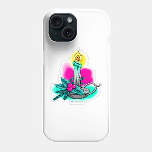 Christmas candle Phone Case