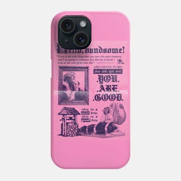 Hello, Handsome! - Flyer Phone Case by stickerjock