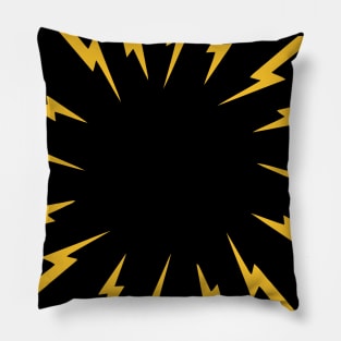 Thunder Bolt Circle Pillow