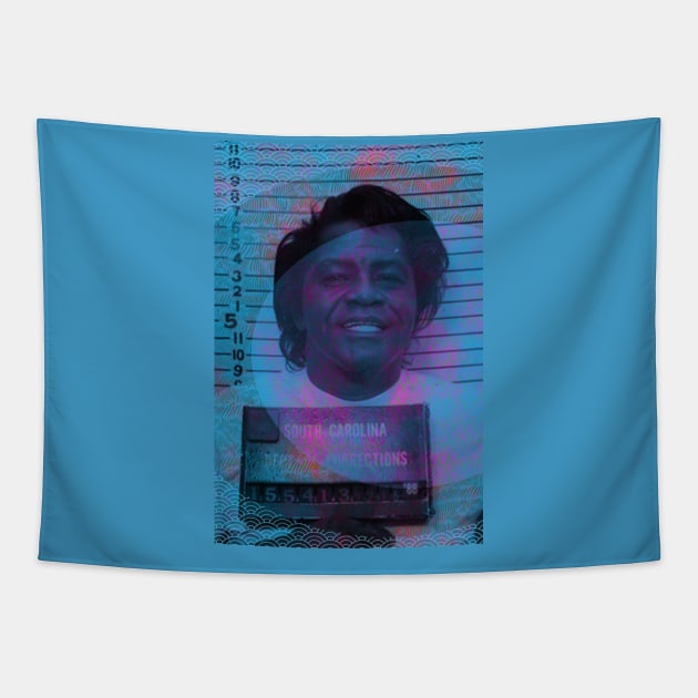 Little Richard Mugshot Tapestry by SABREart