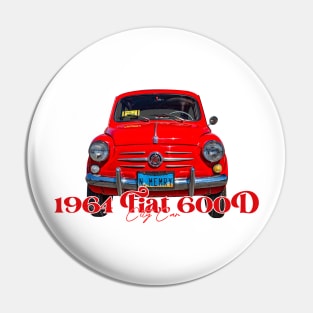 1964 Fiat 600D City Car Pin