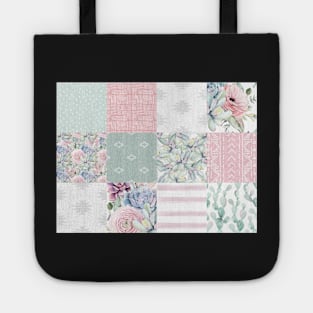 Desert Blooms and Succulents Patchwork Tote