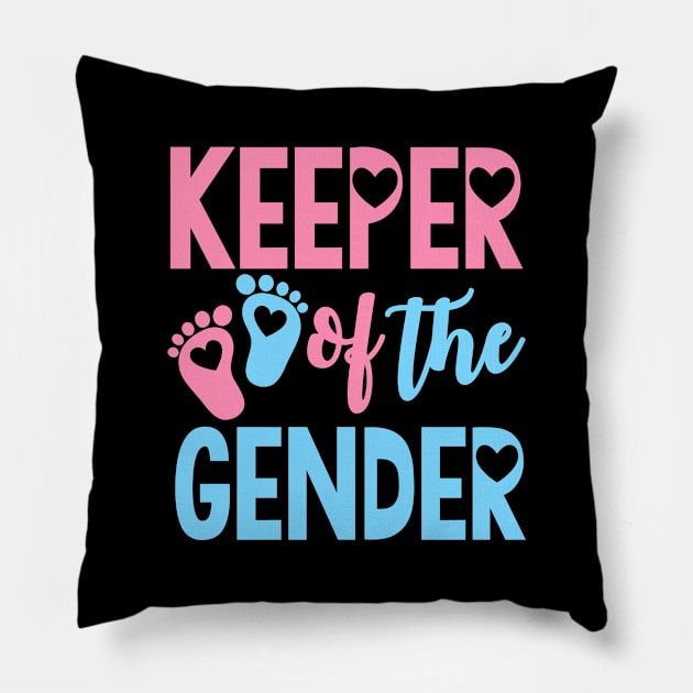 Gender Reveal Keeper of the Gender Pillow by CreativeShirt