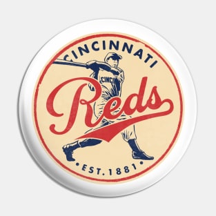 Throwback Cincinnati Reds 1 by Buck Tee Pin