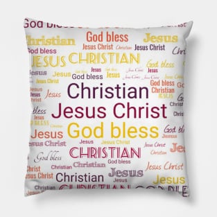 108 holy names of Jesus Christ and blessings Pillow