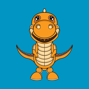 cute orange dino smile T-Shirt