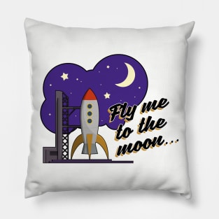 Fly me to the moon Pillow