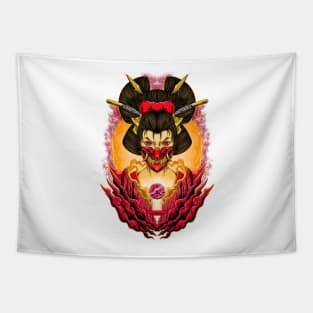 MONSTER GEISHA Tapestry