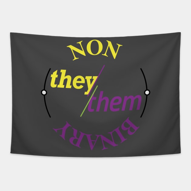 Non binary Tapestry by Yourmung