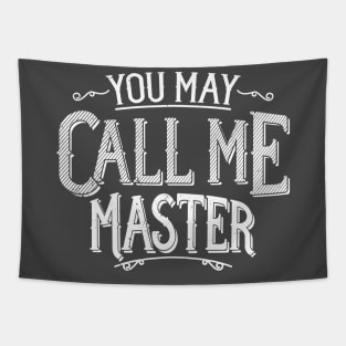 Master's Degree T-Shirt Graduate Program You May Call Me Master Tapestry