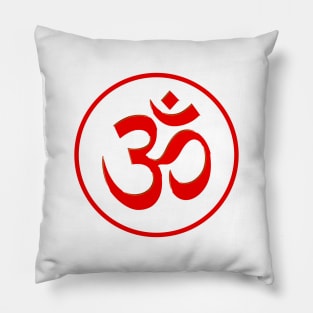 Om Symbol Spiritual Aum sign Pillow