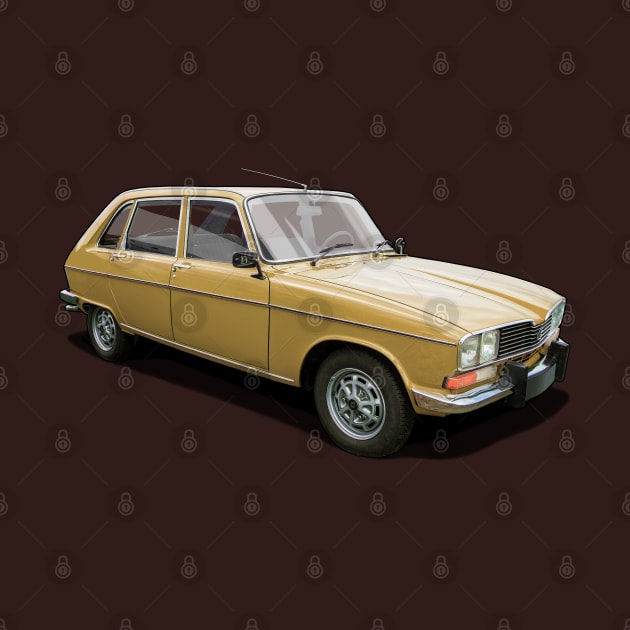 1973 Renault R16 TX in gold by candcretro