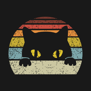 Vintage Black Cat T-Shirt