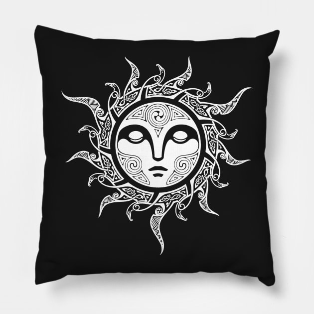 YULE. MIDWINTER SUN. Pillow by RAIDHO