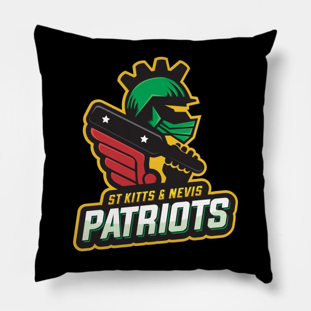 St Kitts and Nevis Patriots CPL T20 Pillow by rumsport