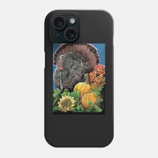 Turkey in the Pumpkin Patch Phone Case