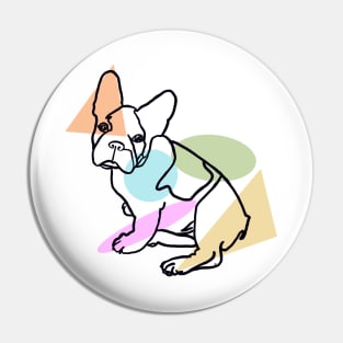 French Bulldog Pastel Pin