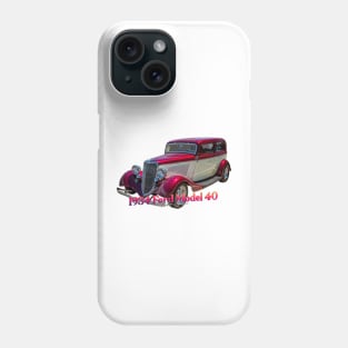 1934 Ford Model 40 Tudor Sedan Phone Case