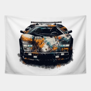 Lamborghini Countach Tapestry