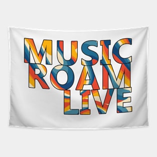 Music Roam Live Tapestry