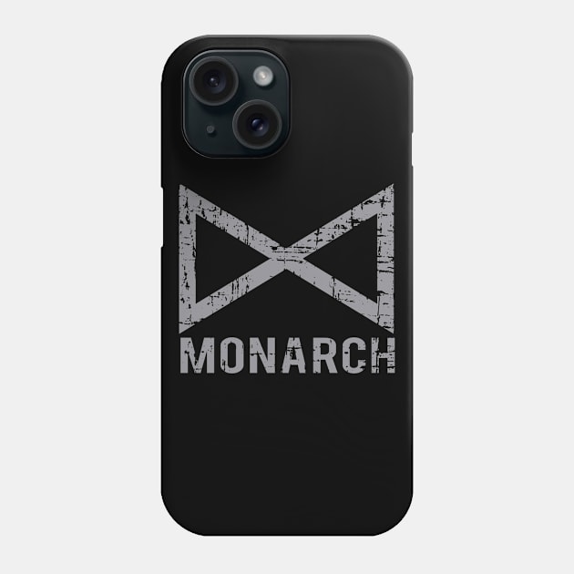 Monarch distressed Phone Case by woodsman