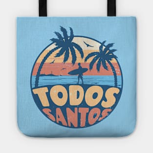 Vintage Surfing Todos Santos, Mexico // Retro Summer Vibes // Grunge Surfer Sunset Tote