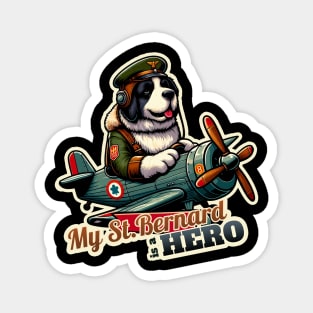 Pilot St. Bernard Magnet