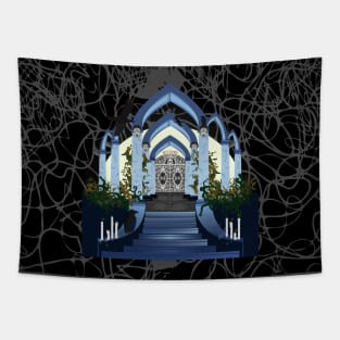 Gothic Mausoleum small Tapestry