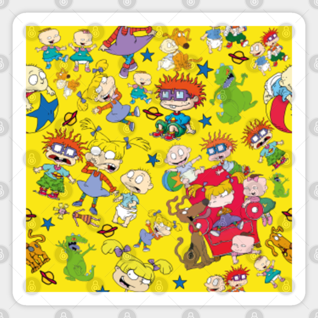 Rugrats Kids Pattern - Rugrats - Sticker | TeePublic